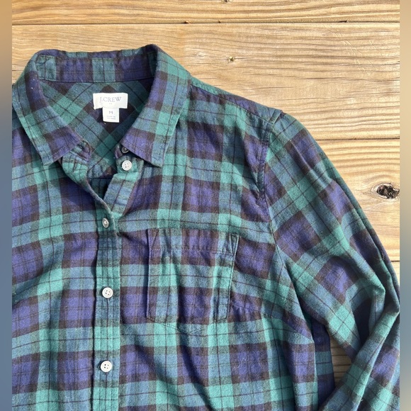 J. Crew Flannel Button Down - Picture 2 of 4